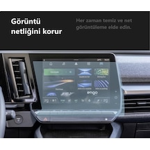 Renault Austral Multimedya 9 İnç İle Uyumlu Ekran Koruyucu Şeffaf Nano Belirtilmemiş