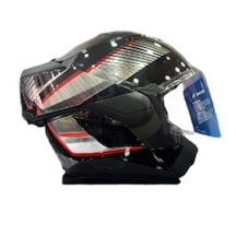 Shark Oxo 180 Çene Açılır Kask Siyah Kırmızı