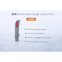 Gfb Plastik Maket Bıçağı Falçata 4510 Profesyonel Maket Bıçağı 1 Adet