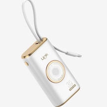 Wp16 Magpro 30w Kablosuz Şarjlı 10.000 Mah Akıllı Saat Uyumlu Pow Krem