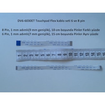 Dv6-6030Et Touchpad Flex Kablo Seti 6 ve 8 Pin 6-1-15A 8-1-10B