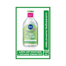 Nıvea Micellar Makyaj Temizleme Suyu Amino Asit Ve Okyanus Yosunu Özü 400 ML Nıvea Micellar Makyaj Temizleme Suyu Amino Asit Ve Okyanus Yosunu Özü 400 ML
