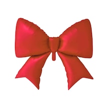 Saten Fiyonk Folyo Balon Kırmızı 98x75 Cm Kırmızı