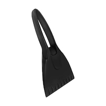 Sones Mini Araba Kar Küreği Çok Fonksiyonlu Silikon Kaymaz Sap Buz Çözme Aracı Siyah