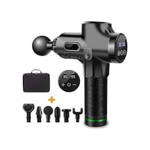 Ww Masaj Tabanca 30 Hızlar Lcd Masaj Tabancası Kas Siyah Gun Masaj Mg47229-siyah Siyah