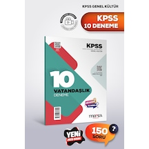 2026 Kkpss Vatandaşlık 10 Deneme Sınavı 150 Soru Tamamı Video Çözümlü