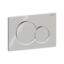 Sigma01 Tetikleme Plakası, Krom Kaplı Plastikten Yüksek Kaliteli Basma Plakası, 2 Miktarlı Yıka