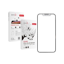 Apple iPhone 16 Pro Max İle Uyumlu Rika Premium Temperli Cam Ekran Koruyucu Siyah