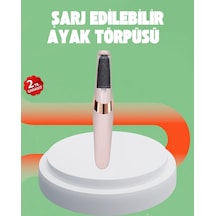 Hubrendy Tekno Elektrikli Ayak Törpüsü Usb Şarjlı Nasır Ve Kallus Giderici