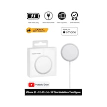 Apple Uyumlu iOS Kablosuz Hızlı Şarj Aleti Wireless Charger Adaptörü