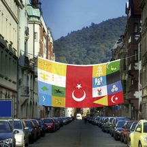 17 Eski Türk Devletleri Tek Poster Raşel Bayrak -600x300cm - 6x3 Metre 1