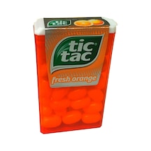 Tic Tac Fresh Orange 18g Portakal Aromalı Şekerleme 3'li Ekonomik Paket - 3 Adet Tarı