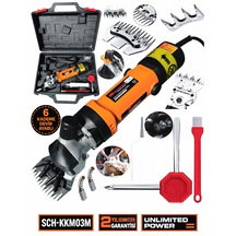 Schmıtzer Sch-kkm03t Pro Seri Metal Şanzuman Profesyonel Koyun Keçi Kırpma-kırkma Makinası 6 Kademe Devir Ayarlı
