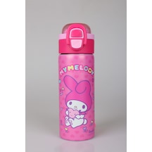 X Dekomus Lisanslı My Melody Sweet Berry Collection 600 Ml Çift Fonksiyon Kapaklı Çelik Matara Altın
