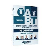 Yediiklim 2027 Öabt Meb-ags Lise Ortaöğretim Matematik Öğretmenliği 10 Deneme Çözümlü - Hakan Efe