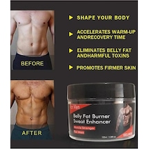 Belly Fat Burner Erkekler Için Bölgesel Krem 100 Ml X 2 Adet