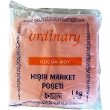 Ordinary Turuncu Market Poşeti Torbası  Hışır Atlet Poşet  Küçük Boy  24 x 40 CM  1 KG