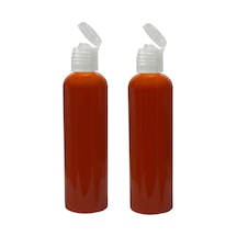 Paradise 2 Adet 400 Ml Damla Kapaklı Boş Pet Şişe Turuncu