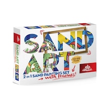 Sand Art, Yetişkin Kum Boyama Aktivite Seti 2in1 Çerçeveli Balık Ve Iguana