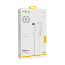 Jopus Micro Usb 18w Hızlı Şarj Kablosu, Samsung Ve Android Uyumlu Uzun Ömürlü 1 Metre Jo-dk11