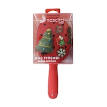 Nascita Twistlo Christmas Saç Fırçası Kırmızı - 76