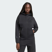 Adidas Z.n.e. Full Zip Kadın Sweatshirt C-adıkf6327b30a00 Siyah