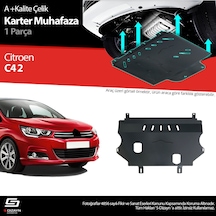 S-dizayn Citroen C4 Çelik Karter Muhafaza 2010-2020 A+ Kalite