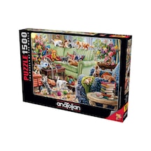 Anatolian 1500 Parçalık Puzzle - Salondaki Yaramazlar 4575