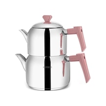 Karaca  Çaykara İndüksiyon TabanlıMidi Çaydanlık Takımı Rose