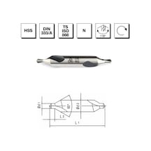 Mte Makina Takım 5 Mm Hss Dın 333 / A Punta Matkap Ucu - Form A - B00010010500