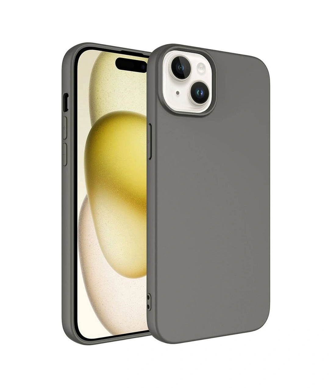 Apple Uyumlu iPhone 15 Plus Kılıf Lsr Lansman Kapak Titanyum