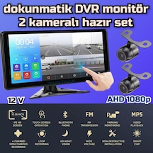 Dokunmatik Dvr Video Müzik 2 Adet 1080p Ahd 150'' Kamera Seti