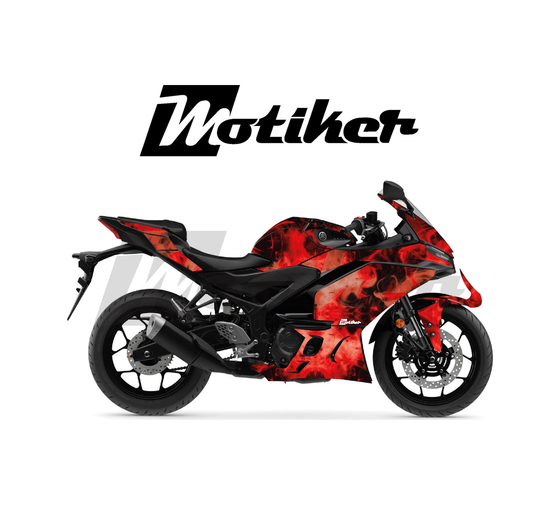 Yamaha Yzf-r25 2025 Model Motosiklet Kaplama Sticker Etiket Parça