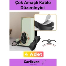Özel Üretim Bilgisayar Notebook Şarj Kablosu Mutfak Çok Amaçlı Kablo Sarma Düzenleyici 4 Adet