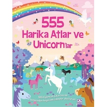 Harika Atlar ve Unicorn'lar - 555 Eğlenceli Çıkartma- Altın Kitaplar