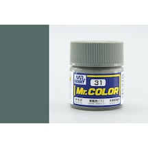10 Ml. Dark Gray 1 Mr.color Serisi Maket Boyası, Mr.hobby C031 Standart