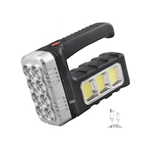 Watton Solar Panelli Ledli Fener Watton Wt-614 Gri - Siyah