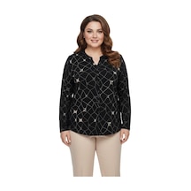 Wearon Kadın Düğmeli Modelli Bluz Bgl-st05117 Siyah