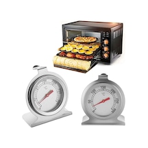 Analog Sıcaklık Ölçer 300° Fırın Termometresi Paslanmaz Çelik Analog Sıcaklık Ölçer 300° Fırın Termometresi Paslanmaz Çelik