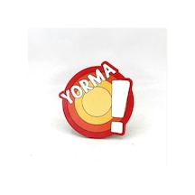 Yorma Baskılı Ahşap Bardak Altlığı