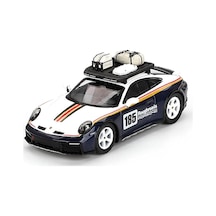 Mini Gt 1/64 Porsche 911 Dakar Rallye Design Package White/gentian Blue Metallic - Blister Paket