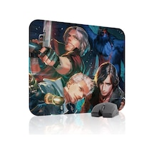 Devil May Cry Kaymaz Dikişli Kauçuk Oyuncu Mousepad V3 - 48x40 Xl Gaming Mouse Pad Fare Altlığı