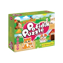 6-16 Ay İlk Pofidik Magnet Puzzle - Çiftlik Hayvanları 3 Adet