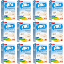 Arı Mama 12 Vitaminli 6 Mineralli Sütlü Pirinç Unu 200 gr 12 ADET