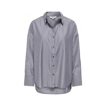 Only Onloregon Lyrına L/s Shırt Wvn Kadın Mavi Gömlek - 15377119