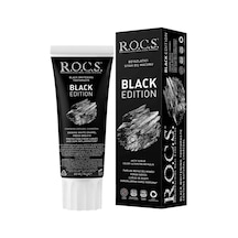 Rocs Black Edition Beyazlatıcı Siyah Diş Macunu 60 ML