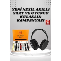 Mey İthalat Kulak Üstü Kulaklık Pro9 Ve Yeni Nesil Akıllı Saat Android Ve İos Uyumlu Anc Özelliği