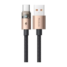 Ca-6891 Usb-a To Type-c 1,2 M Kablo Şarj Işıklı