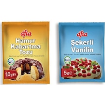 Helal Sertifikalı Şekerli Vanilin 5 Gr.x10 + Kabartma Tozu 10 Gr.