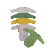 Özdemirli Bebe Uzun Kollu Çıtçıtlı Badi Bisiklet Yaka Body Zıbın (5li Paket)